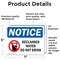 Signmission Reclaimed Water Do Not Drink Sign With Symbol, 7 in W x Rectangle, Vinyl Decal OS-2PACK-NS-D-57-L-17995 - alternate 3